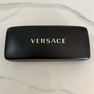 Versace Black and Gold Eyeglass Case. In EUC